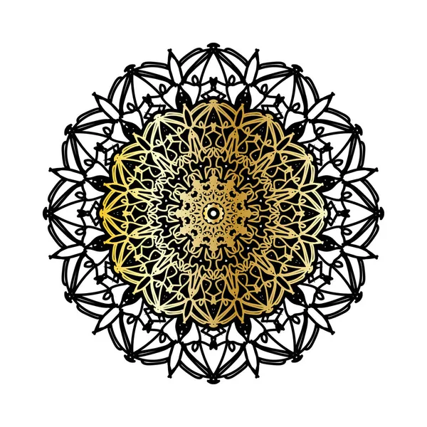 Dekoratív Koncepció Absztrakt Mandala Illusztráció — Stock Vector