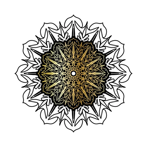 Vacker Mandala Stjärnorna — Stock vektor