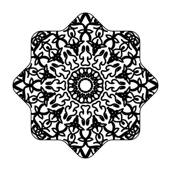 Mooie Mandala Sterren — Stockvector