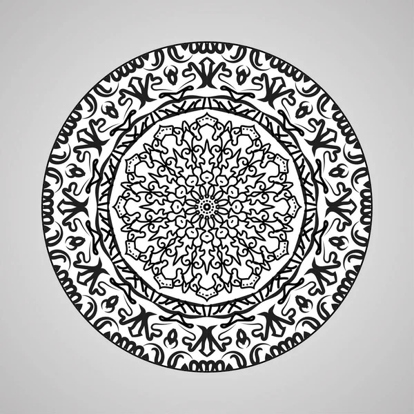 Decoratief Concept Abstracte Mandala Illustratie — Stockvector