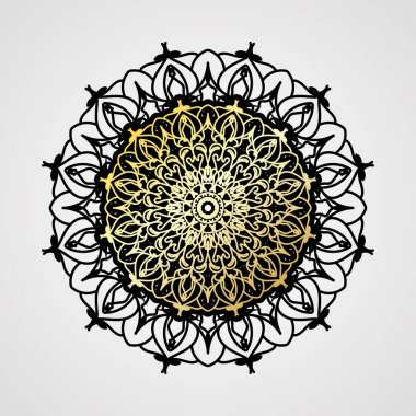 Lüks Hindistan Süslü Mandala Tasarımı