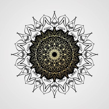 Lüks Hindistan Süslü Mandala Tasarımı