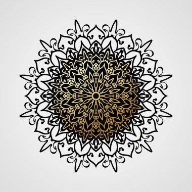 Lüks Hindistan Süslü Mandala Tasarımı