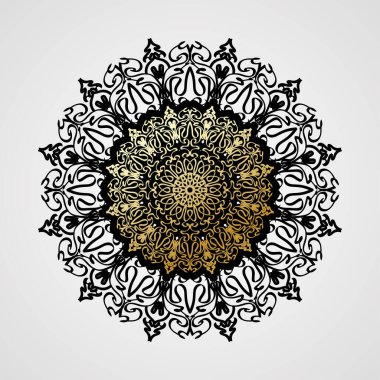 Lüks Hindistan Süslü Mandala Tasarımı