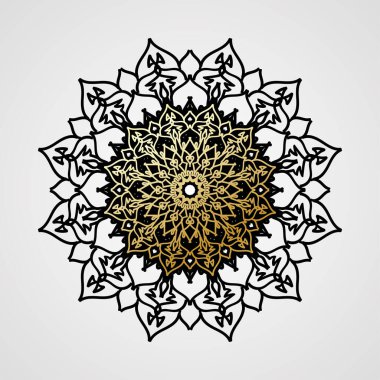 Lüks Hindistan Süslü Mandala Tasarımı