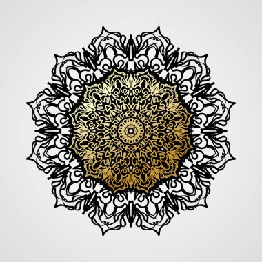 Lüks Hindistan Süslü Mandala Tasarımı