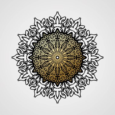 Lüks Hindistan Süslü Mandala Tasarımı