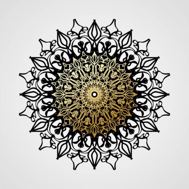 Lüks Hindistan Süslü Mandala Tasarımı