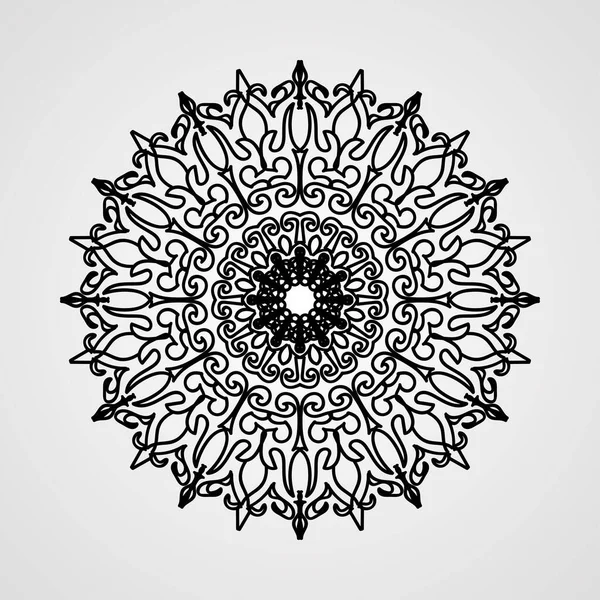 Vector Abstract Circle Mandala Style — Stock Vector