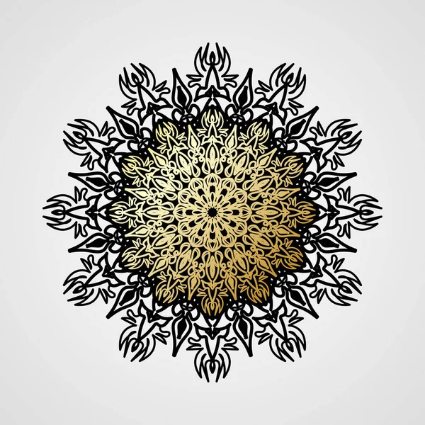 Lüks Hindistan Süslü Mandala Tasarımı