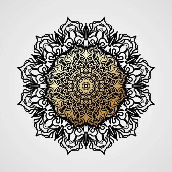 Lüks Hindistan Süslü Mandala Tasarımı