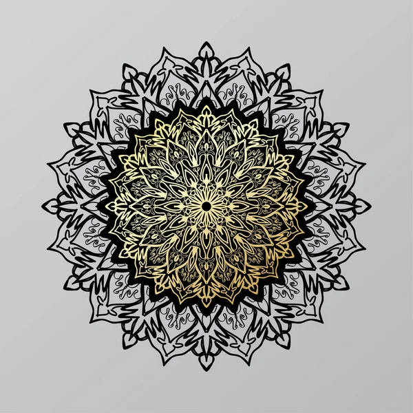 Dekoratif konsept soyut mandala çizimi
