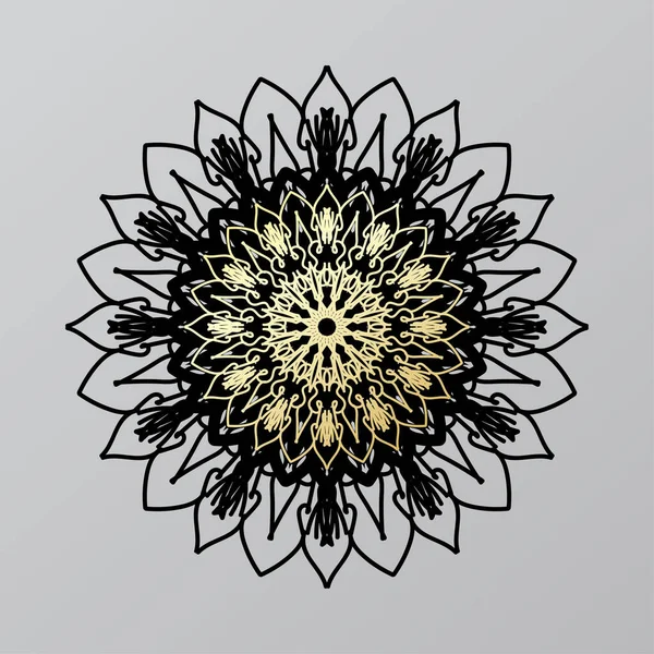 Dekoratif konsept soyut mandala çizimi