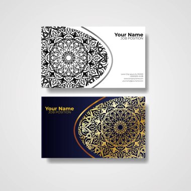 İş kartı Vintage dekoratif öğeler. Süs çiçek kartvizit, oryantal desen illüstrasyon vektör. Islam, Arapça, Hint, Türk, pakistan, Çin, Osmanlı motifleri.