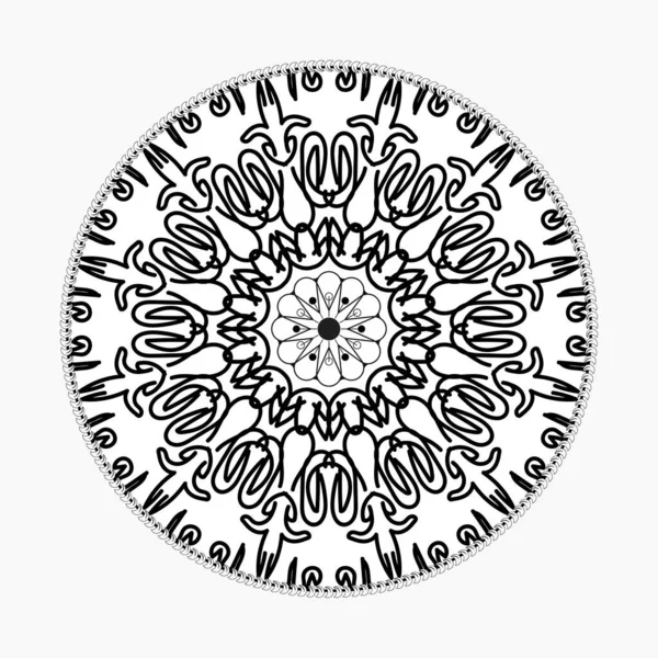 Dekoratives Konzept Abstrakte Mandala Illustration — Stockvektor