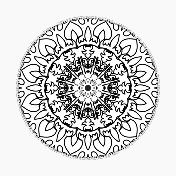 Dekoratives Konzept Abstrakte Mandala Illustration — Stockvektor