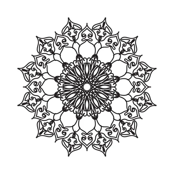 El yapımı mandala. Etnik doğulu karalama süsü dekorasyonu