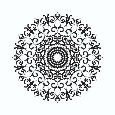 El yapımı mandala. Etnik doğulu karalama süsü dekorasyonu