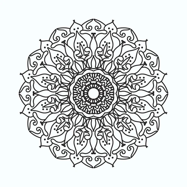 El yapımı mandala. Etnik doğulu karalama süsü dekorasyonu