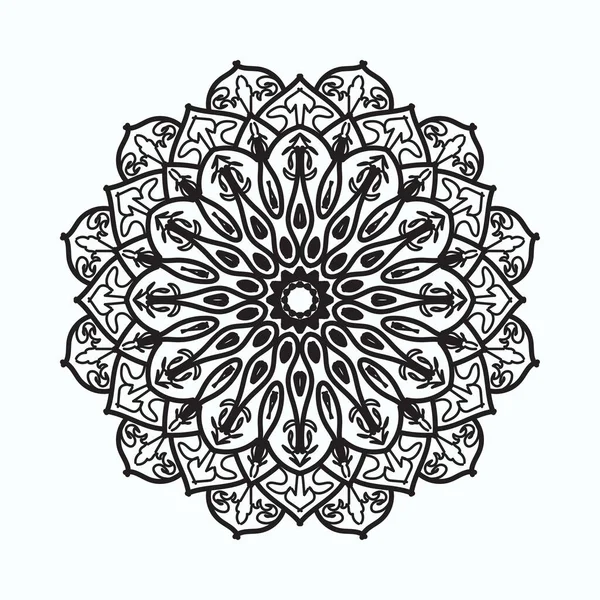 El yapımı mandala. Etnik doğulu karalama süsü dekorasyonu