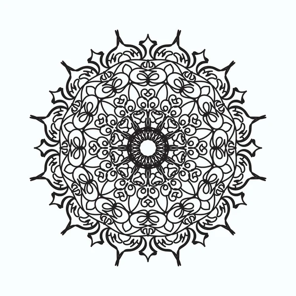 El yapımı mandala. Etnik doğulu karalama süsü dekorasyonu