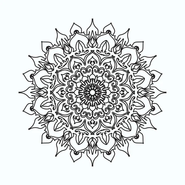El yapımı mandala. Etnik doğulu karalama süsü dekorasyonu