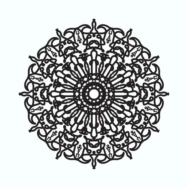 El yapımı mandala. Etnik doğulu karalama süsü dekorasyonu