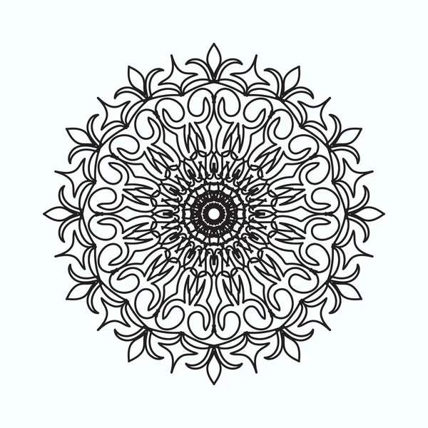 El yapımı mandala. Etnik doğulu karalama süsü dekorasyonu