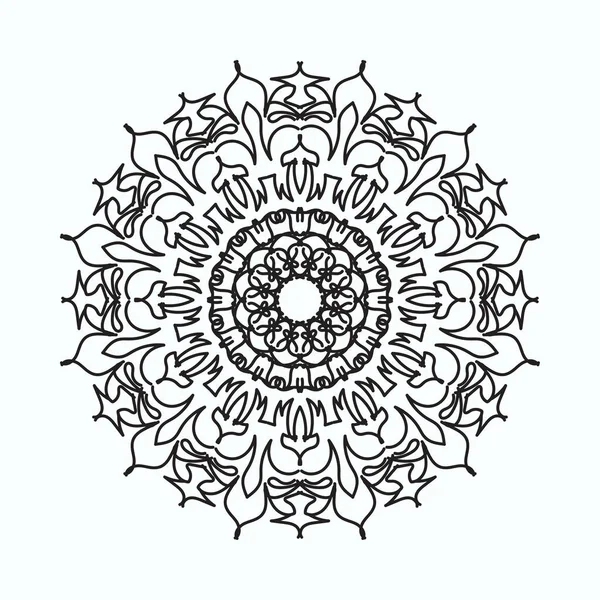 El yapımı mandala. Etnik doğulu karalama süsü dekorasyonu