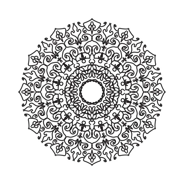 El yapımı mandala. Etnik doğulu karalama süsü dekorasyonu