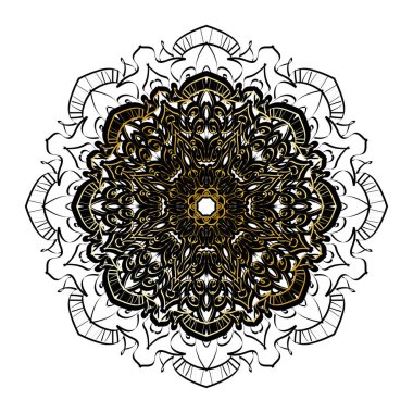 Lüks Mandala Altın Süslemesi