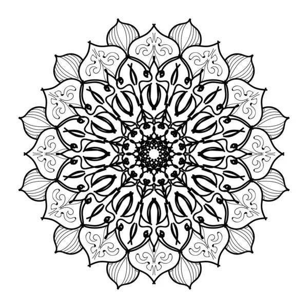 Mandalas Coloring Book Decorative Ornaments — Stock Vector