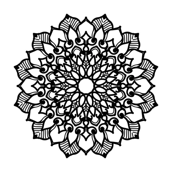 El yapımı mandala. Etnik doğulu karalama süsü dekorasyonu.