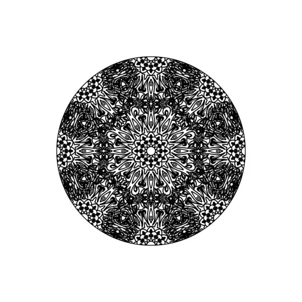 Vektör yuvarlak soyut daire. Mandala stili.