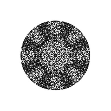 Vektör yuvarlak soyut daire. Mandala stili.
