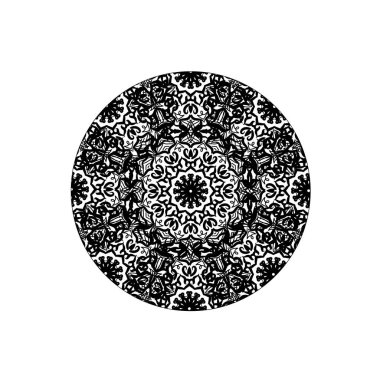 Vektör yuvarlak soyut daire. Mandala stili.