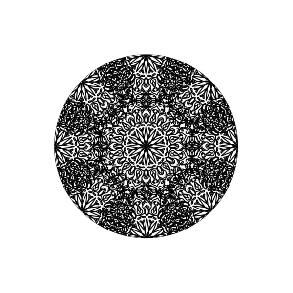 Vektör yuvarlak soyut daire. Mandala stili.