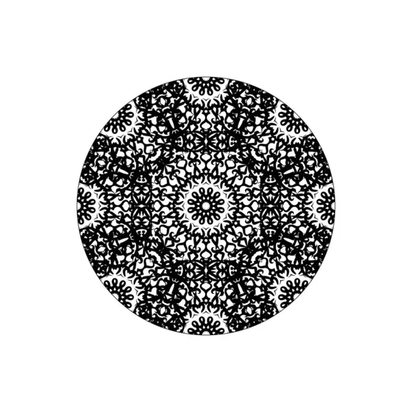 Vektör yuvarlak soyut daire. Mandala stili.