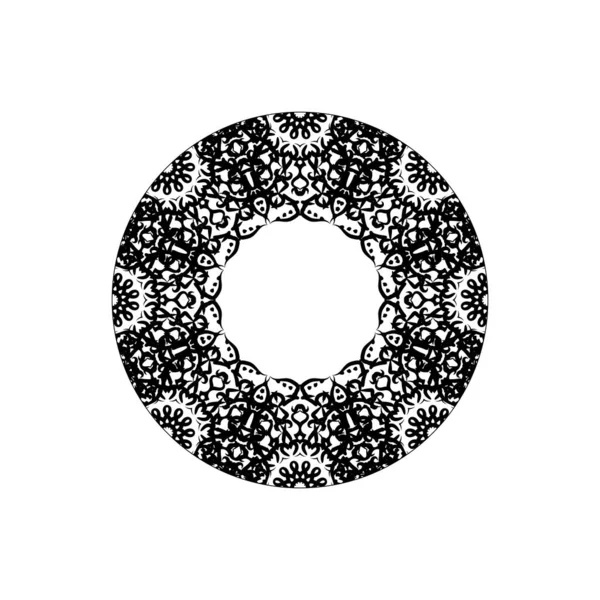 Vektor Abstrakten Kreis Mandala Stil — Stockvektor
