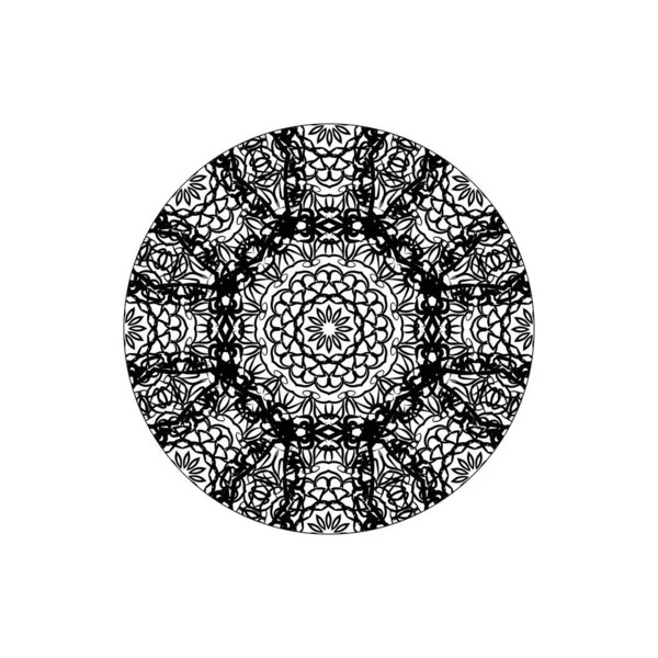Vektör yuvarlak soyut daire. Mandala stili.