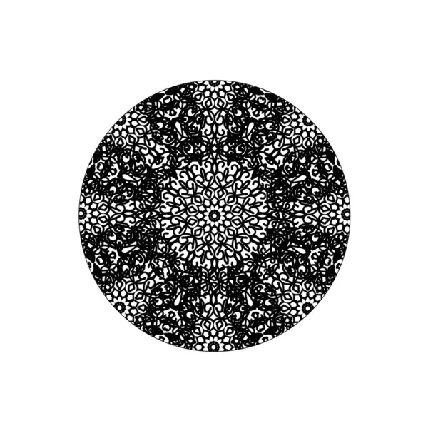 Vektör yuvarlak soyut daire. Mandala stili.