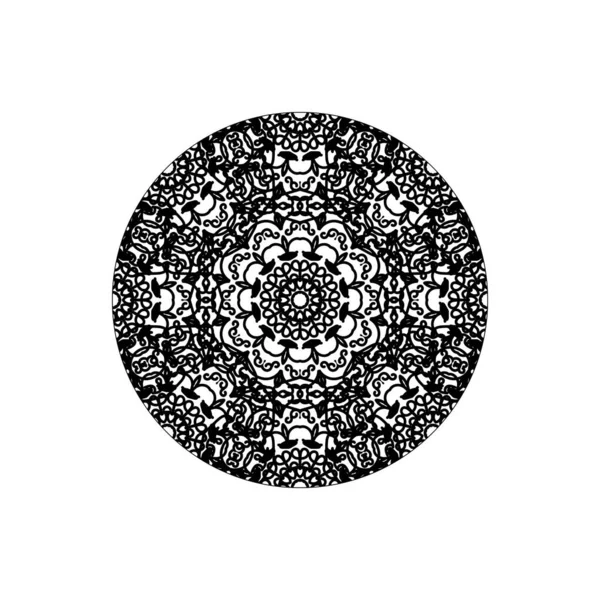 Vektör yuvarlak soyut daire. Mandala stili.