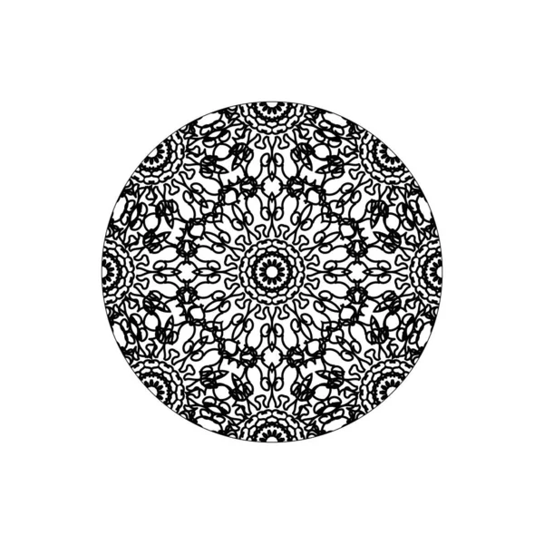 Vektör yuvarlak soyut daire. Mandala stili.
