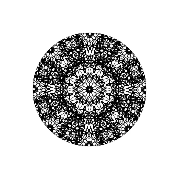 向量圆的抽象圆 曼荼罗样式 — 图库矢量图片