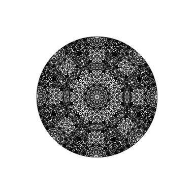 Vektör yuvarlak soyut daire. Mandala stili.