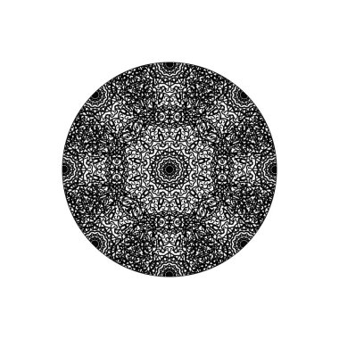 Vektör yuvarlak soyut daire. Mandala stili.
