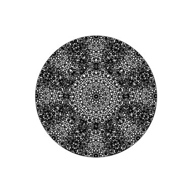 Vektör yuvarlak soyut daire. Mandala stili.