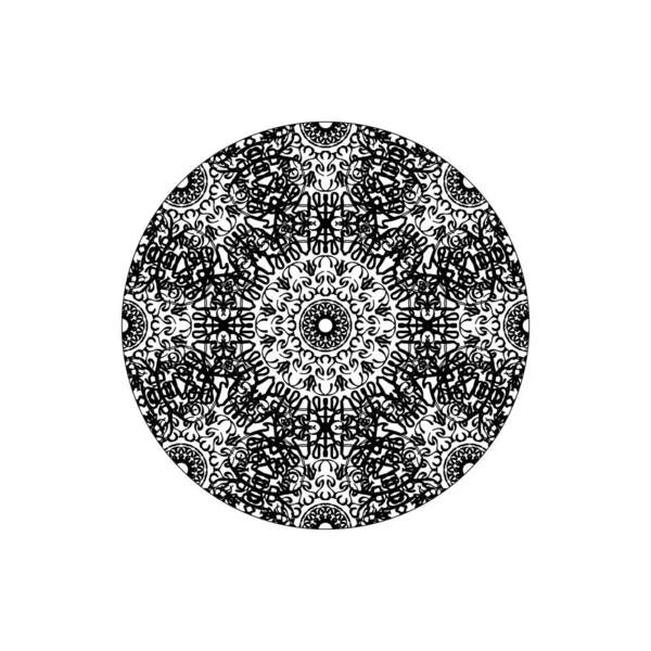 Mandala Nahtlose Muster Floralen Ornament — Stockvektor