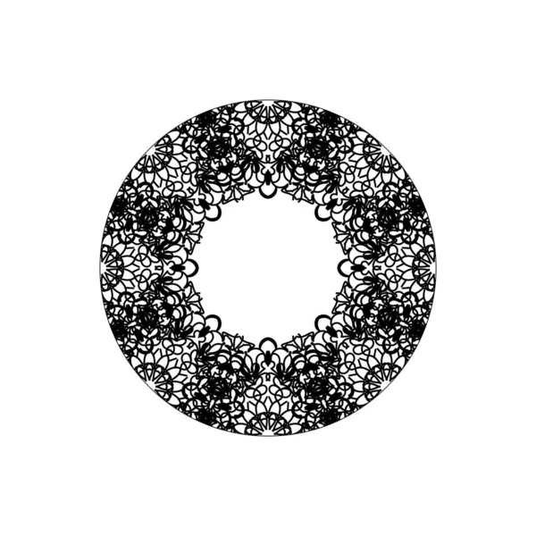 Mandala Nahtlose Muster Floralen Ornament — Stockvektor
