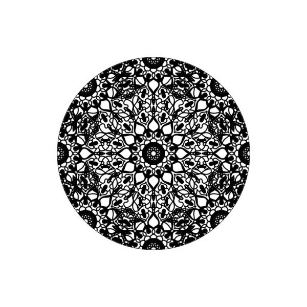 Hand Drawn Indian Ornament Mandala Background Style — Stock Vector